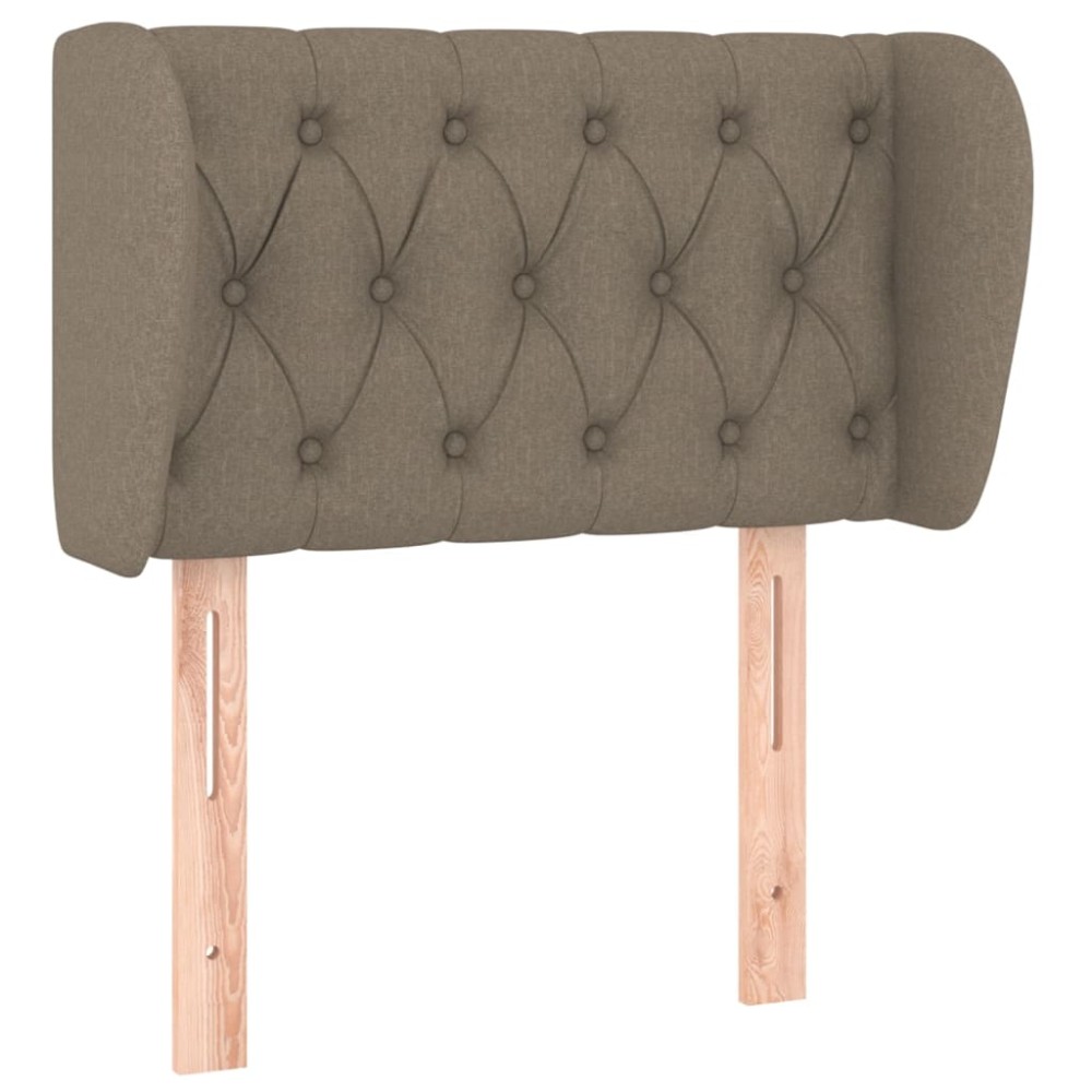 vidaXL Κεφαλάρι με Πτερύγια Taupe 83 x 23 x 78/88 εκ. Υφασμάτινο
