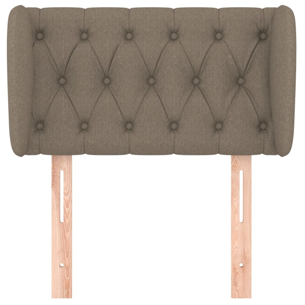 vidaXL Κεφαλάρι με Πτερύγια Taupe 83 x 23 x 78/88 εκ. Υφασμάτινο