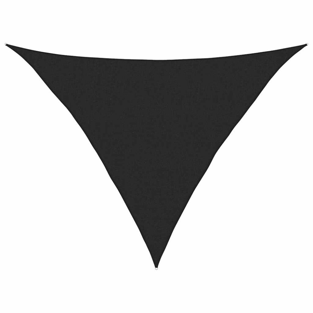 vidaXL Πανί Σκίασης Μαύρο 2,5 x 2,5 x 3,5 μ. από HDPE 160 γρ/μ²
