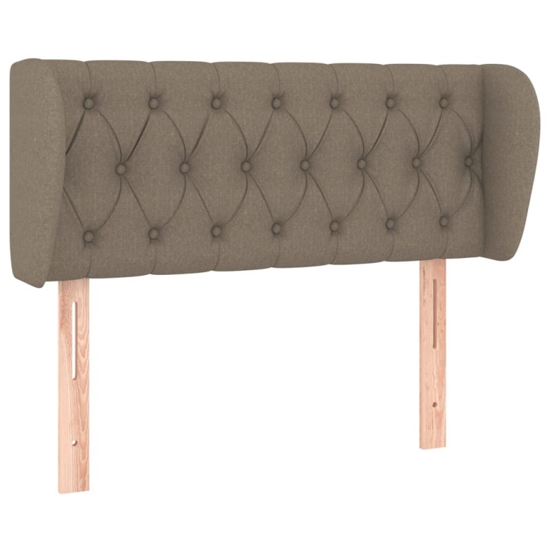vidaXL Κεφαλάρι με Πτερύγια Taupe 93x23x78/88 εκ. Υφασμάτινο