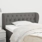 vidaXL Κεφαλάρι με Πτερύγια Σκούρο Γκρι 103x23x78/88 εκ. Υφασμάτινο