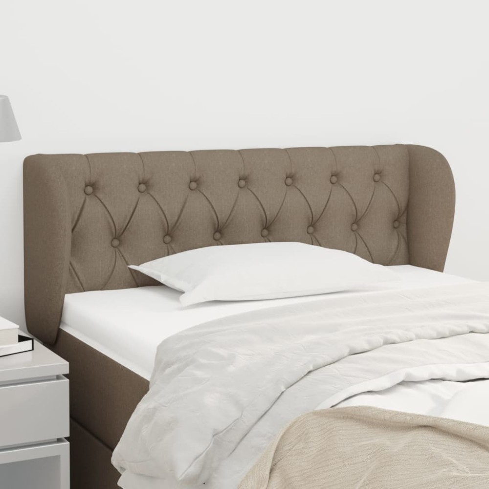 vidaXL Κεφαλάρι με Πτερύγια Taupe 103x23x78/88 εκ. Υφασμάτινο