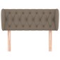 vidaXL Κεφαλάρι με Πτερύγια Taupe 103x23x78/88 εκ. Υφασμάτινο