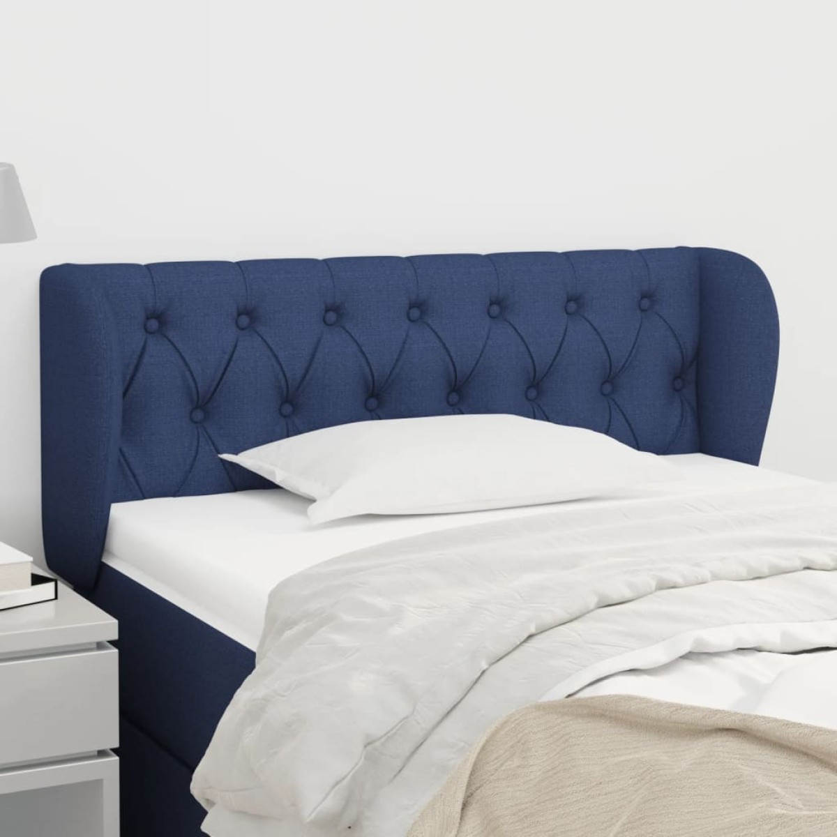 vidaXL Κεφαλάρι με Πτερύγια Μπλε 103x23x78/88 εκ. Υφασμάτινο