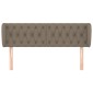 vidaXL Κεφαλάρι με Πτερύγια Taupe 163x23x78/88 εκ. Υφασμάτινο