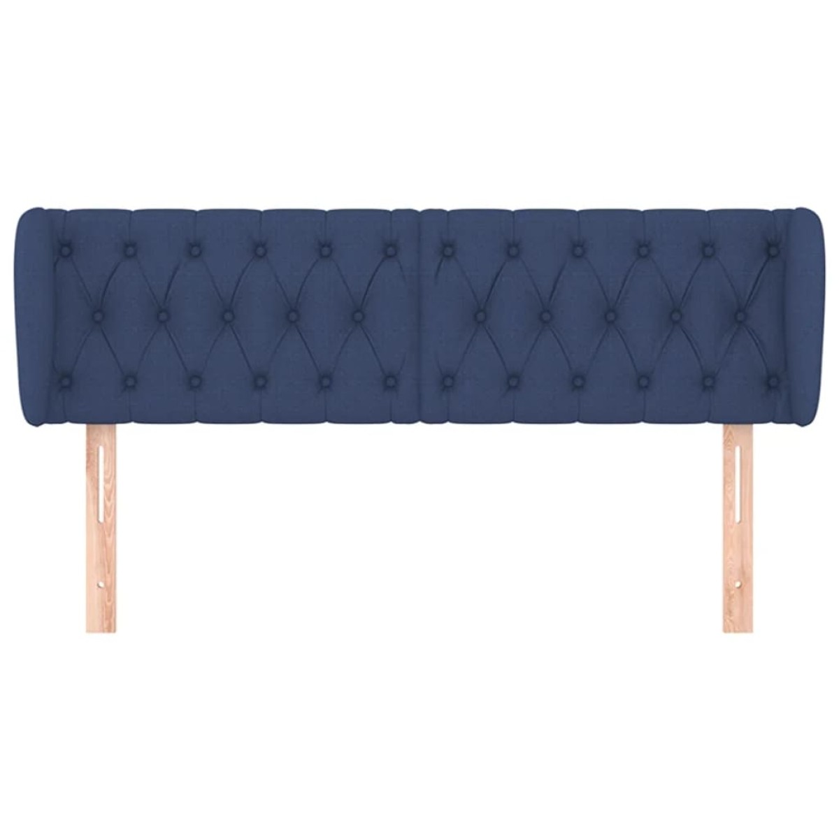 vidaXL Κεφαλάρι με Πτερύγια Μπλε 163x23x78/88 εκ. Υφασμάτινο