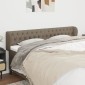 vidaXL Κεφαλάρι με Πτερύγια Taupe 183x23x78/88 εκ. Υφασμάτινο