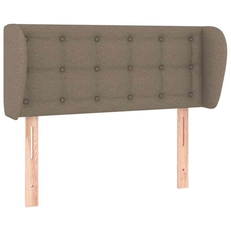 vidaXL Κεφαλάρι με Πτερύγια Taupe 93x23x78/88 εκ. Υφασμάτινο