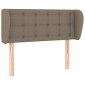 vidaXL Κεφαλάρι με Πτερύγια Taupe 93x23x78/88 εκ. Υφασμάτινο