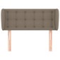 vidaXL Κεφαλάρι με Πτερύγια Taupe 93x23x78/88 εκ. Υφασμάτινο