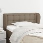 vidaXL Κεφαλάρι με Πτερύγια Taupe 93x23x78/88 εκ. Υφασμάτινο
