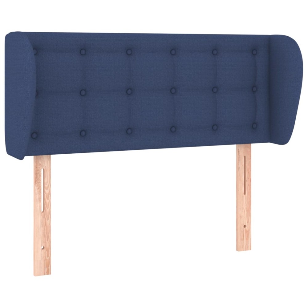 vidaXL Κεφαλάρι με Πτερύγια Μπλε 93x23x78/88 εκ. Υφασμάτινο