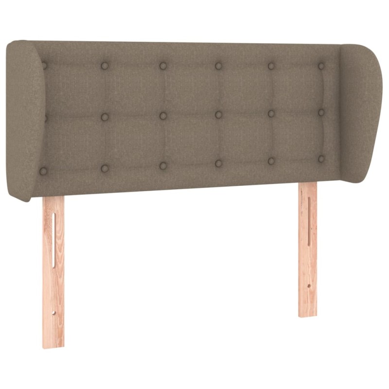 vidaXL Κεφαλάρι με Πτερύγια Taupe 103x23x78/88 εκ. Υφασμάτινο