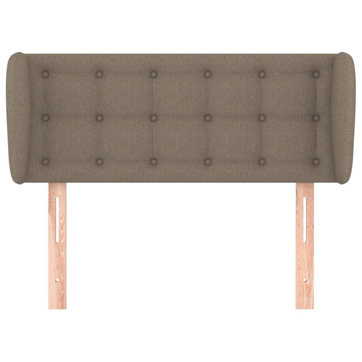 vidaXL Κεφαλάρι με Πτερύγια Taupe 103x23x78/88 εκ. Υφασμάτινο