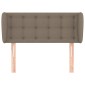 vidaXL Κεφαλάρι με Πτερύγια Taupe 103x23x78/88 εκ. Υφασμάτινο
