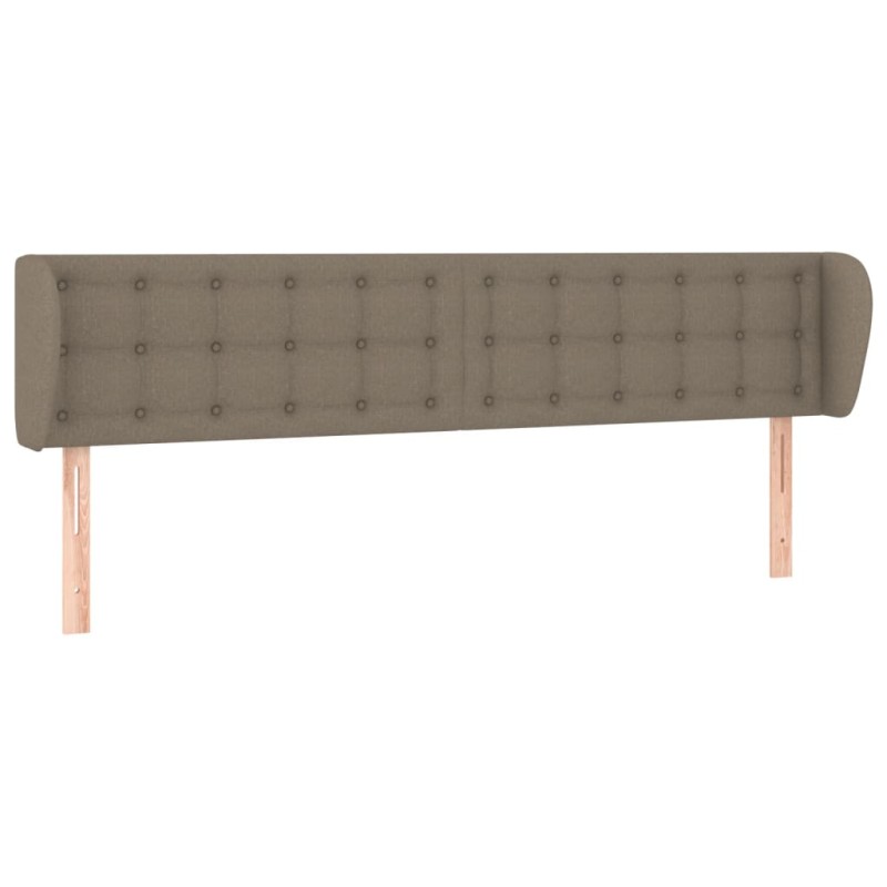 vidaXL Κεφαλάρι με Πτερύγια Taupe 183x23x78/88 εκ. Υφασμάτινο