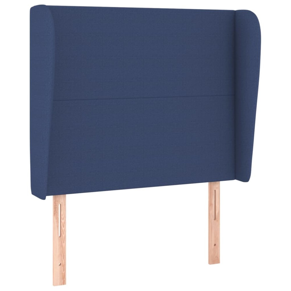 vidaXL Κεφαλάρι με Πτερύγια Μπλε 83x23x118/128 εκ. Υφασμάτινο