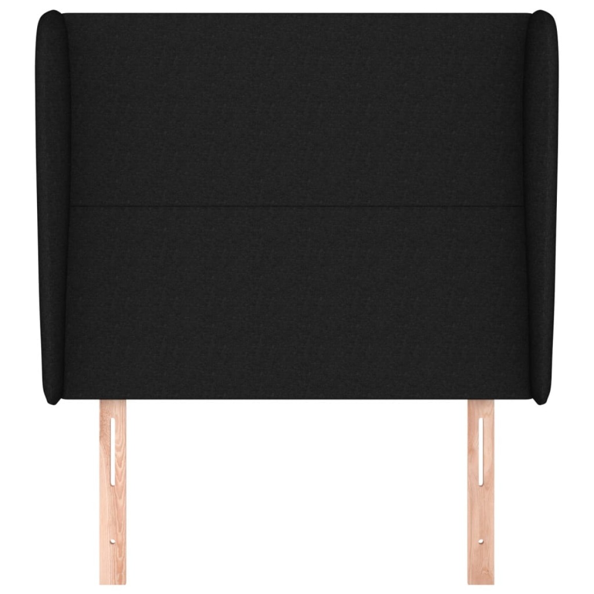 vidaXL Κεφαλάρι με Πτερύγια Μαύρο 93 x 23 x 118/128 εκ. Υφασμάτινο