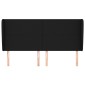 vidaXL Κεφαλάρι με Πτερύγια Μαύρο 163x23x118/128 εκ. Υφασμάτινο