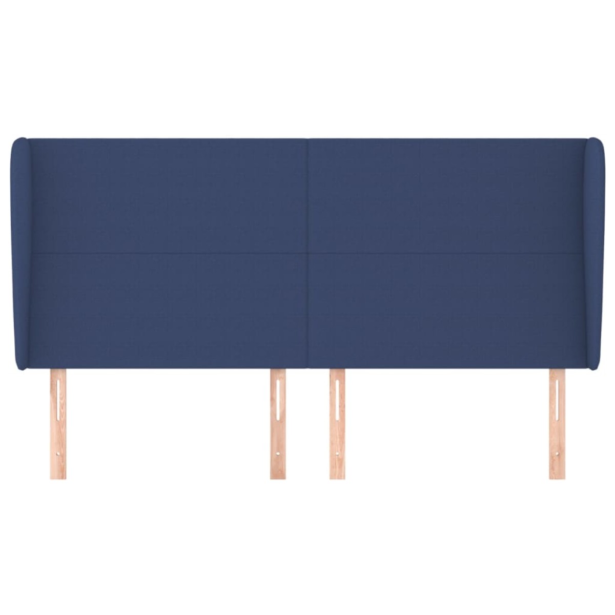 vidaXL Κεφαλάρι με Πτερύγια Μπλε 163x23x118/128 εκ. Υφασμάτινο
