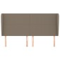 vidaXL Κεφαλάρι με Πτερύγια Taupe 183x23x118/128 εκ. Υφασμάτινο