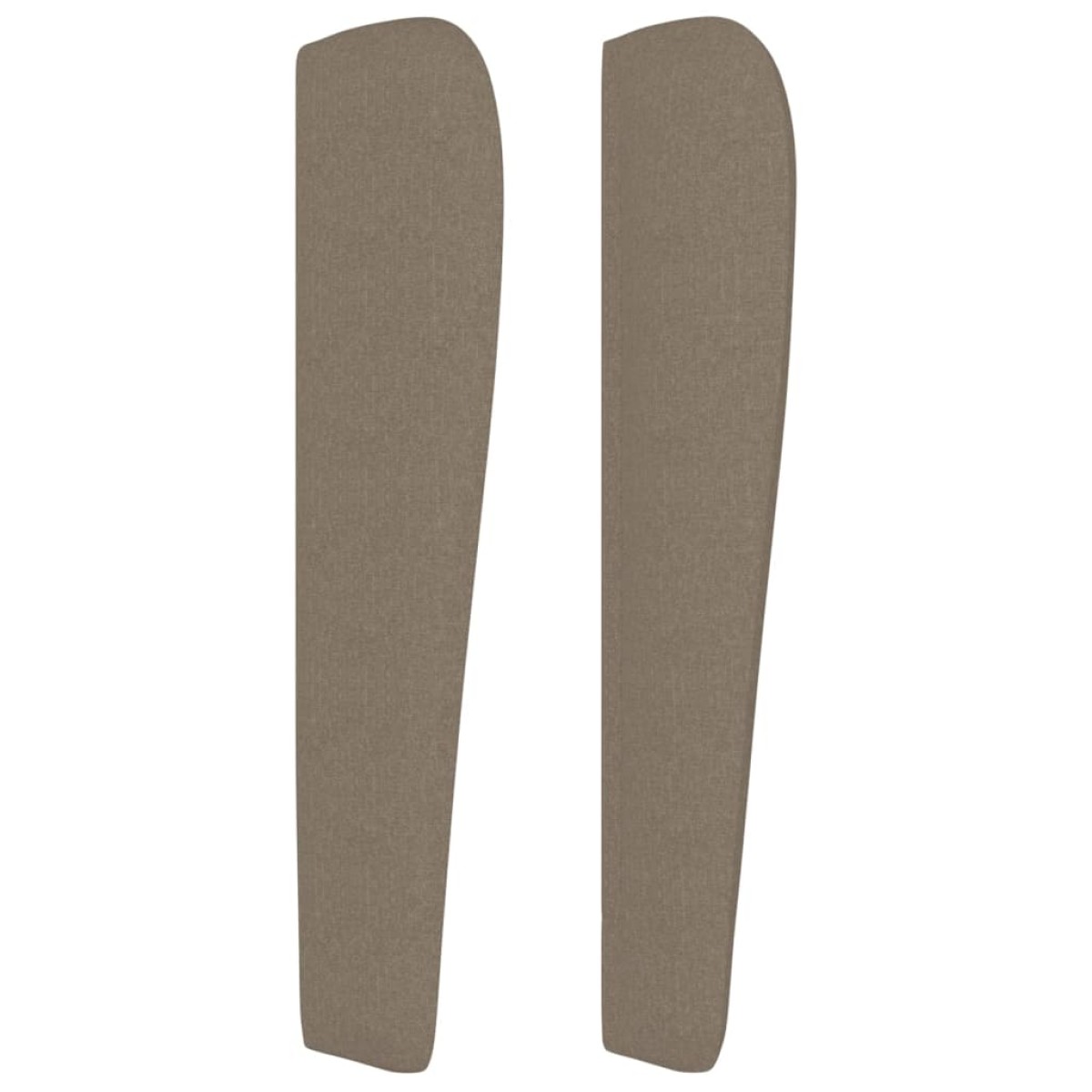 vidaXL Κεφαλάρι με Πτερύγια Taupe 183x23x118/128 εκ. Υφασμάτινο