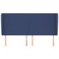 vidaXL Κεφαλάρι με Πτερύγια Μπλε 183x23x118/128 εκ. Υφασμάτινο