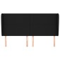 vidaXL Κεφαλάρι με Πτερύγια Μαύρο 203x23x118/128 εκ. Υφασμάτινο