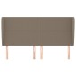 vidaXL Κεφαλάρι με Πτερύγια Taupe 203x23x118/128 εκ. Υφασμάτινο