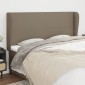 vidaXL Κεφαλάρι με Πτερύγια Taupe 203x23x118/128 εκ. Υφασμάτινο