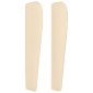 vidaXL Κεφαλάρι με Πτερύγια Κρεμ 93 x 23 x 118/128 εκ. Υφασμάτινο
