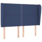 vidaXL Κεφαλάρι με Πτερύγια Μπλε 147x23x118/128 εκ. Υφασμάτινο