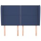 vidaXL Κεφαλάρι με Πτερύγια Μπλε 147x23x118/128 εκ. Υφασμάτινο