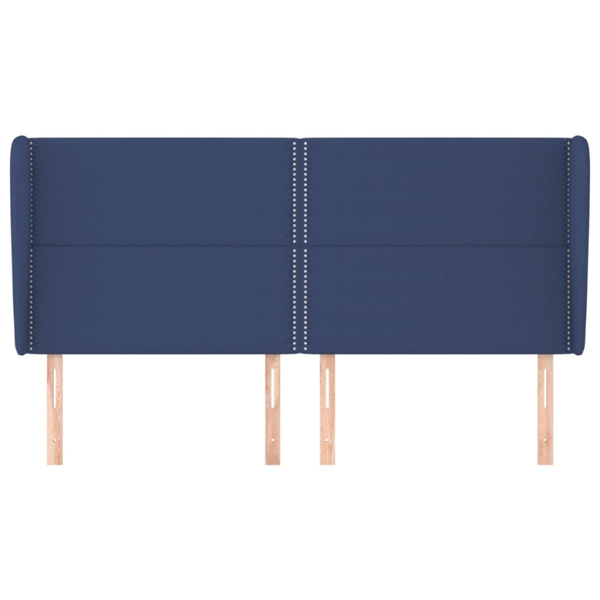 vidaXL Κεφαλάρι με Πτερύγια Μπλε 203x23x118/128 εκ. Υφασμάτινο