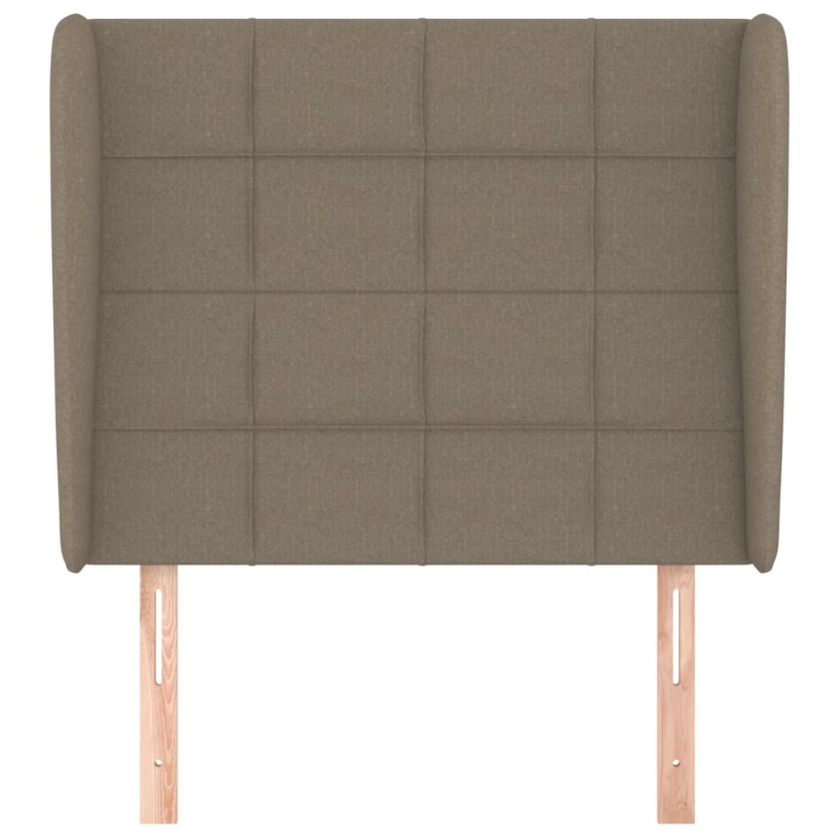 vidaXL Κεφαλάρι με Πτερύγια Taupe 83x23x118/128 εκ. Υφασμάτινο