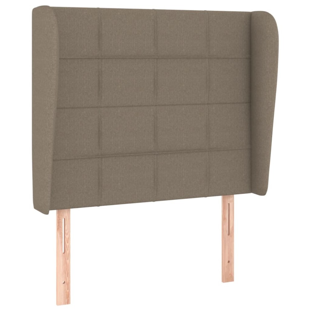 vidaXL Κεφαλάρι με Πτερύγια Taupe 103x23x118/128 εκ. Υφασμάτινο