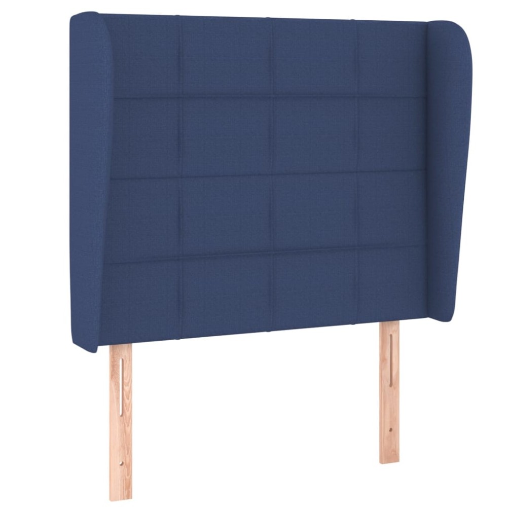 vidaXL Κεφαλάρι με Πτερύγια Μπλε 103x23x118/128 εκ. Υφασμάτινο
