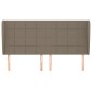 vidaXL Κεφαλάρι με Πτερύγια Taupe 163x23x118/128 εκ. Υφασμάτινο