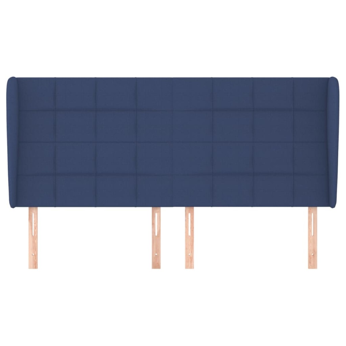 vidaXL Κεφαλάρι με Πτερύγια Μπλε 163x23x118/128 εκ. Υφασμάτινο