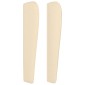 vidaXL Κεφαλάρι με Πτερύγια Κρεμ 183x23x118/128 εκ. Υφασμάτινο