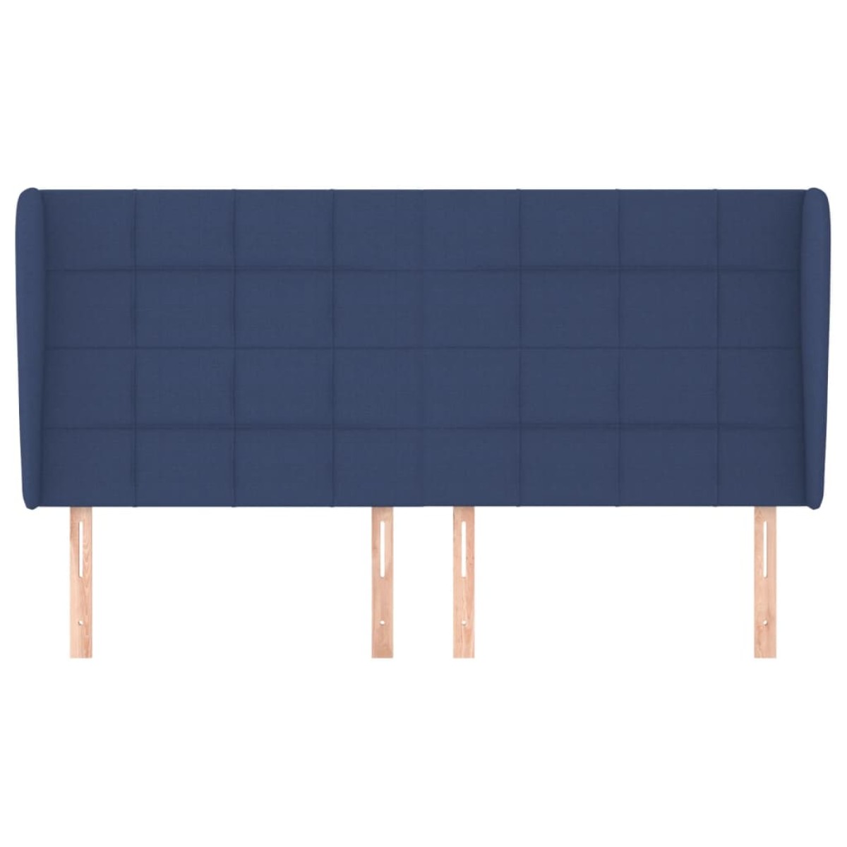 vidaXL Κεφαλάρι με Πτερύγια Μπλε 183x23x118/128 εκ. Υφασμάτινο