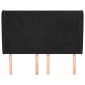 vidaXL Κεφαλάρι με Πτερύγια Μαύρο 147x23x118/128 εκ. Βελούδινο