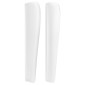 vidaXL Κεφαλάρι με Πτερύγια Λευκό 83x23x118/128 εκ. Συνθετικό Δέρμα
