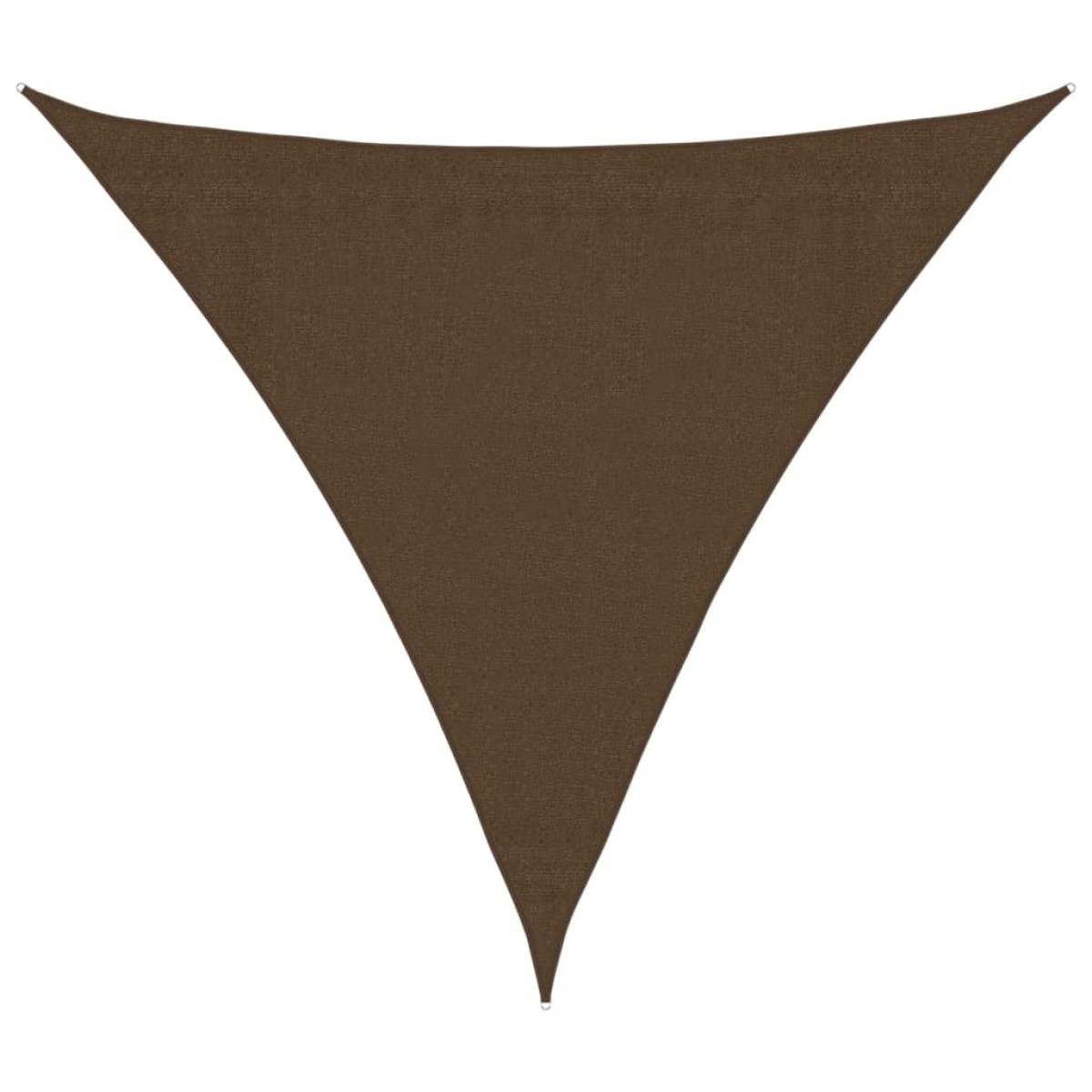 vidaXL Πανί Σκίασης Καφέ 3,6 x 3,6 x 3,6 μ. από HDPE 160 γρ./μ²