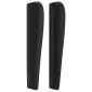 vidaXL Κεφαλάρι με Πτερύγια Μαύρο 203x23x118/128 εκ. Συνθ. Δέρμα
