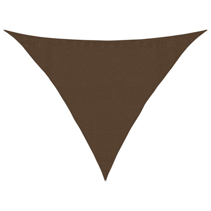 vidaXL Πανί Σκίασης Καφέ 3,5 x 3,5 x 4,9 μ. από HDPE 160 γρ./μ²