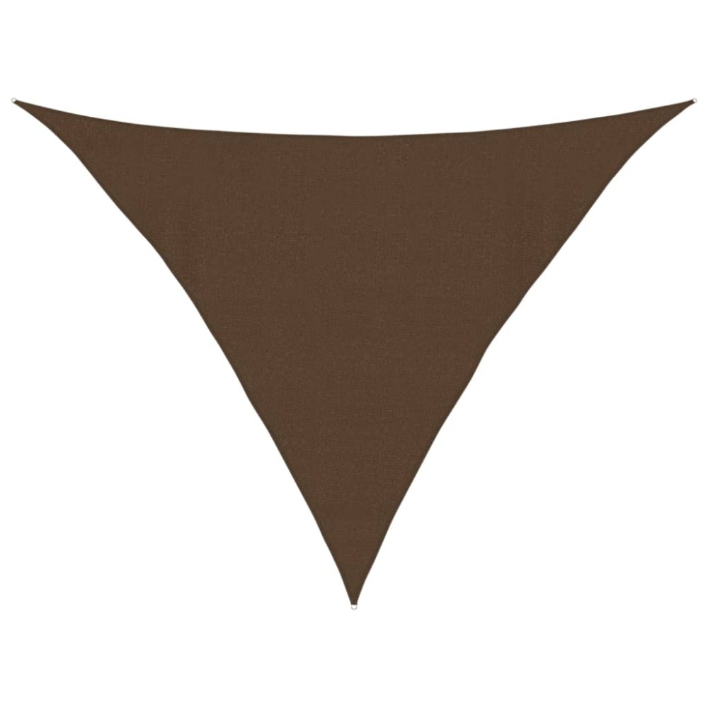 vidaXL Πανί Σκίασης Καφέ 4 x 4 x 5,8 μ. από HDPE 160 γρ./μ²