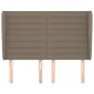 vidaXL Κεφαλάρι με Πτερύγια Taupe 147x23x118/128 εκ. Υφασμάτινο