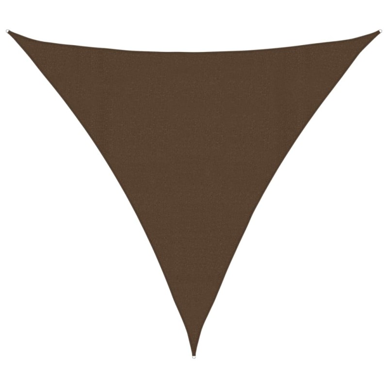 vidaXL Πανί Σκίασης Καφέ 4,5 x 4,5 x 4,5 μ. από HDPE 160 γρ./μ²