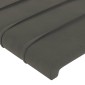vidaXL Κεφαλάρι με Πτερύγια Σκούρο Γκρι 103x23x118/128 εκ. Βελούδινο